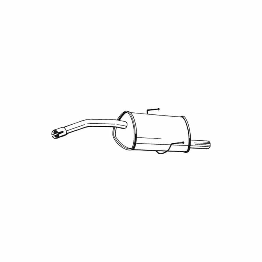 Bosal 100-327 Rear Silencer for Alfa Romeo 156