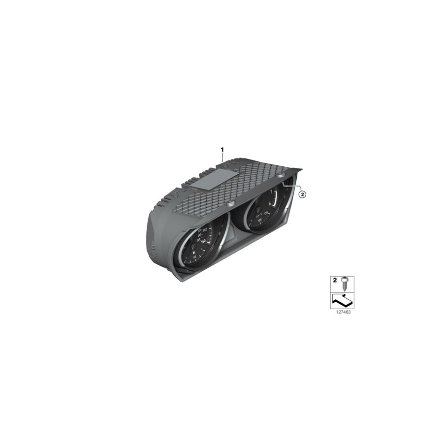 Genuine BMW 62109316139 E84 E91 Instruments Combination Uncoded KM/H (Inc. X1 20iX, 316i & 318i) | ML Performance US Car Parts