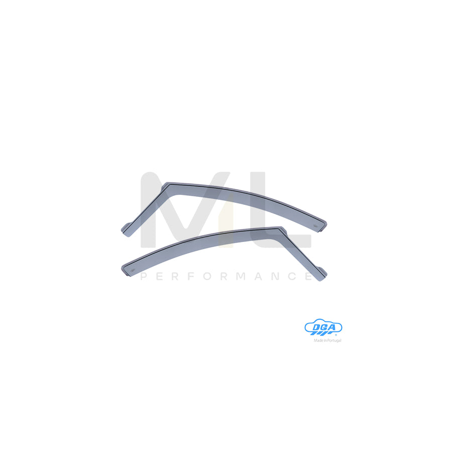 DGA 19022 Wind deflectors for PEUGEOT 207 Arrow direction, Front, inner