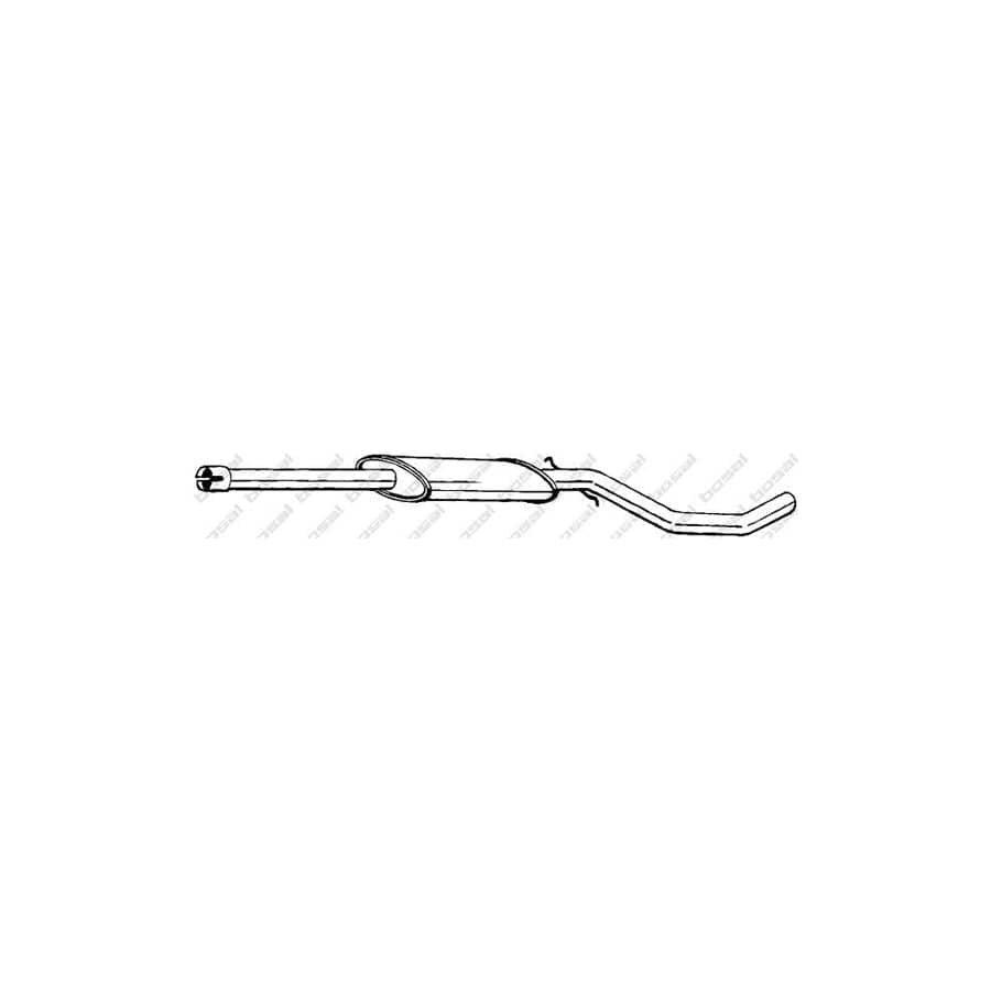 Bosal 283-967 Middle Silencer for Volvo 340-360