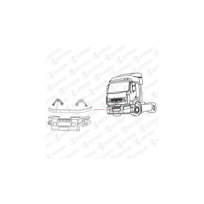 Covind Prm/122 Mounting Bracket, Bumper