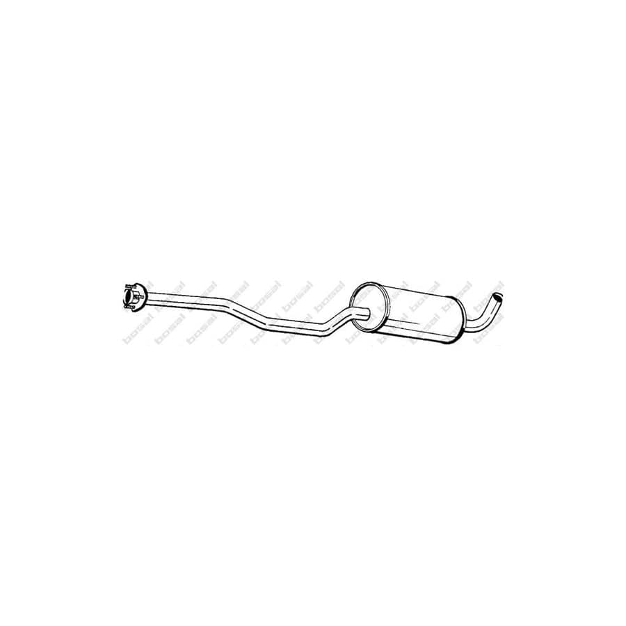 Bosal 283-963 Middle Silencer