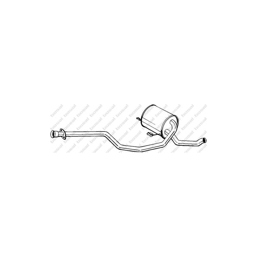 Bosal 283-905 Middle Silencer for Peugeot 605 Saloon
