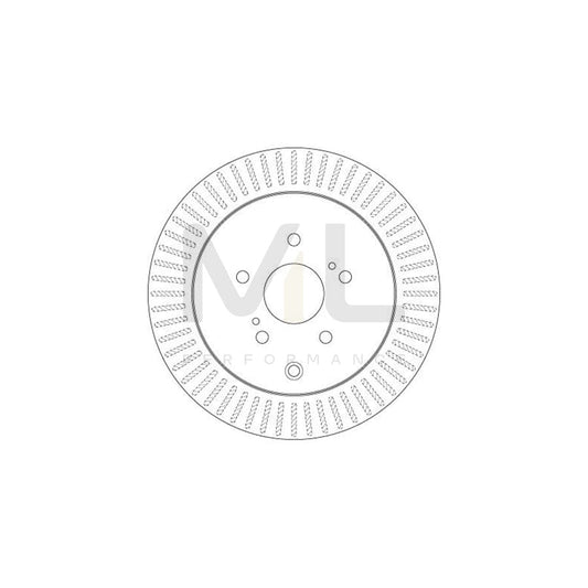 TRW DF6351 Brake Disc for SUZUKI Grand Vitara II Off-Road (JT, TE, TD) Vented, Painted | ML Performance Car Parts