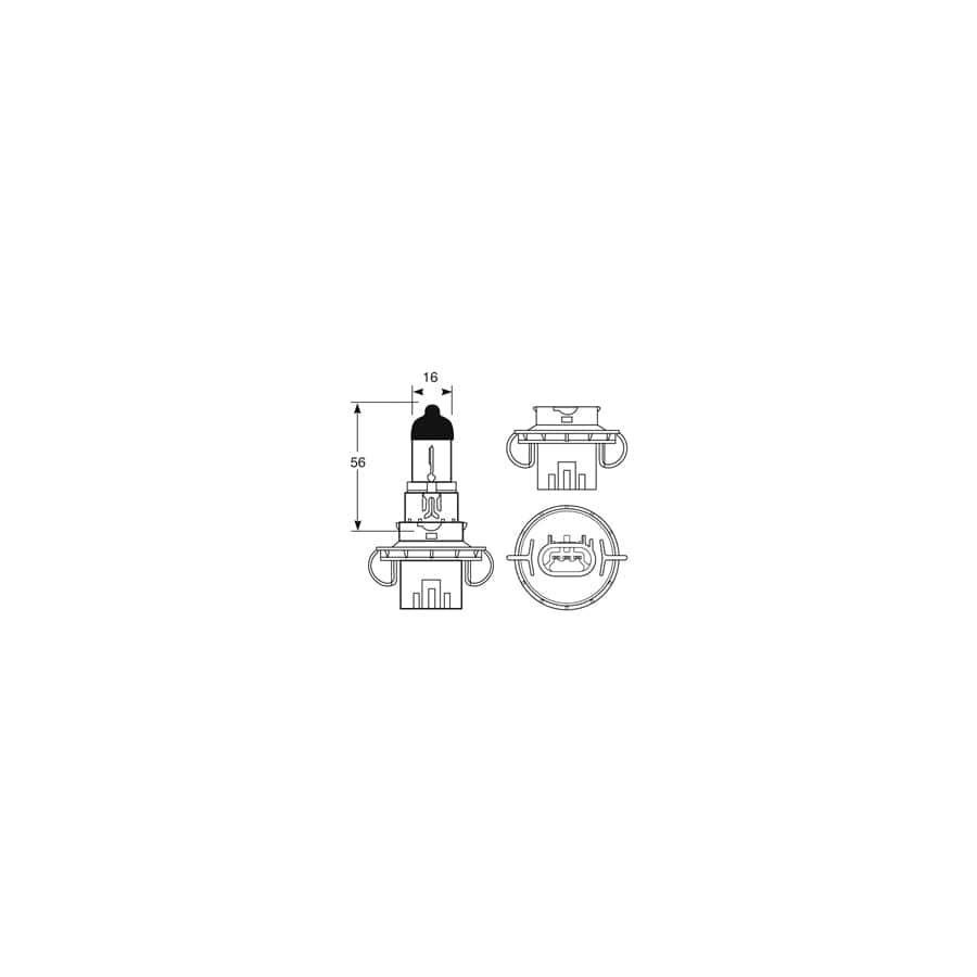 RING R9008 12V 55W H13 P26.4t Halogen Headlamp
