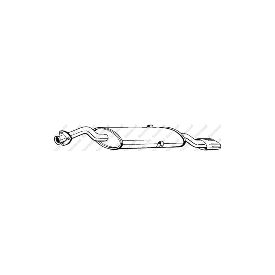 Bosal 100-307 Rear Silencer for Alfa Romeo 164 (164)