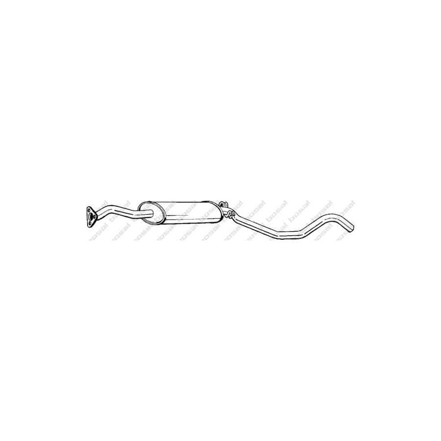 Bosal 284-119 Middle Silencer for Opel Ascona