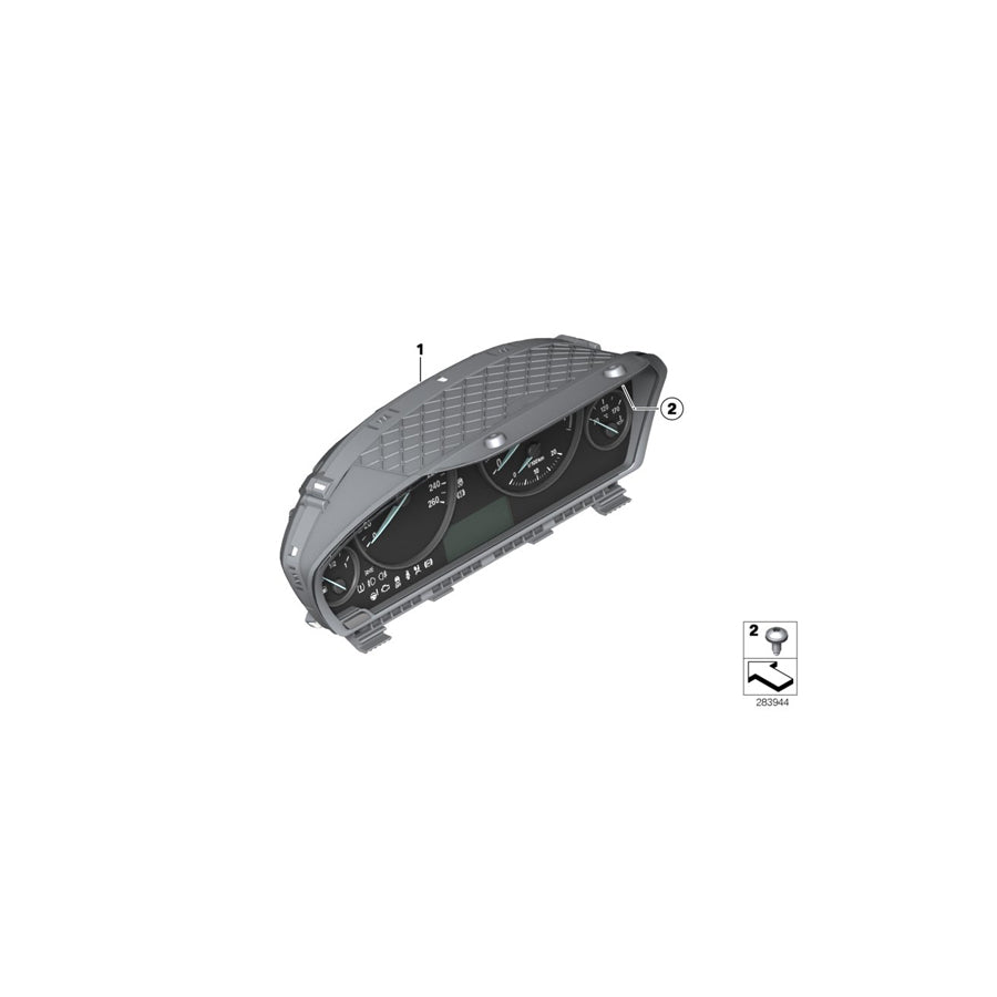 Genuine BMW 62108803195 F33 F31 F32 Instrument Cluster MPH (Inc. 330iX, 340i & 335iX) | ML Performance US Car Parts