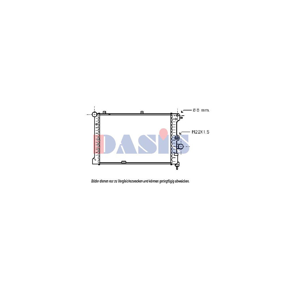 AKS Dasis 222160N Air Conditioning Condenser