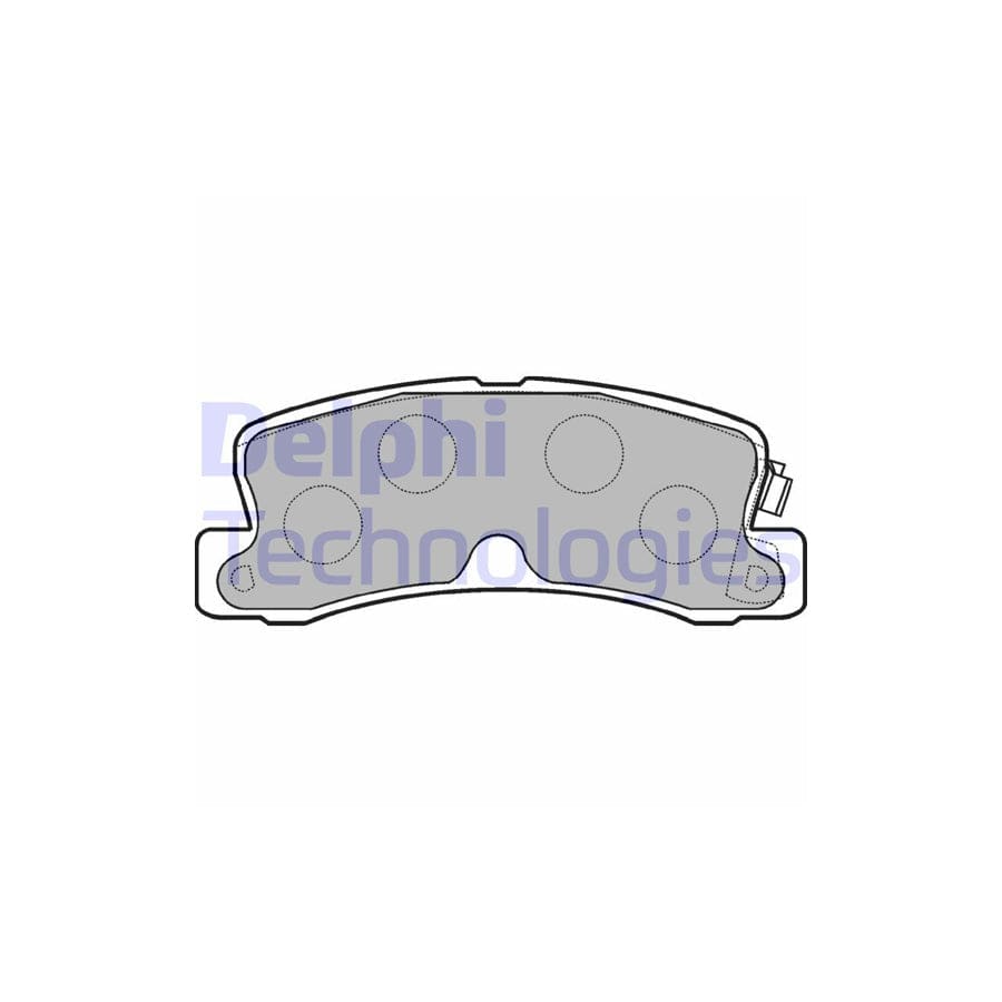 Delphi Lp834 Brake Pad Set