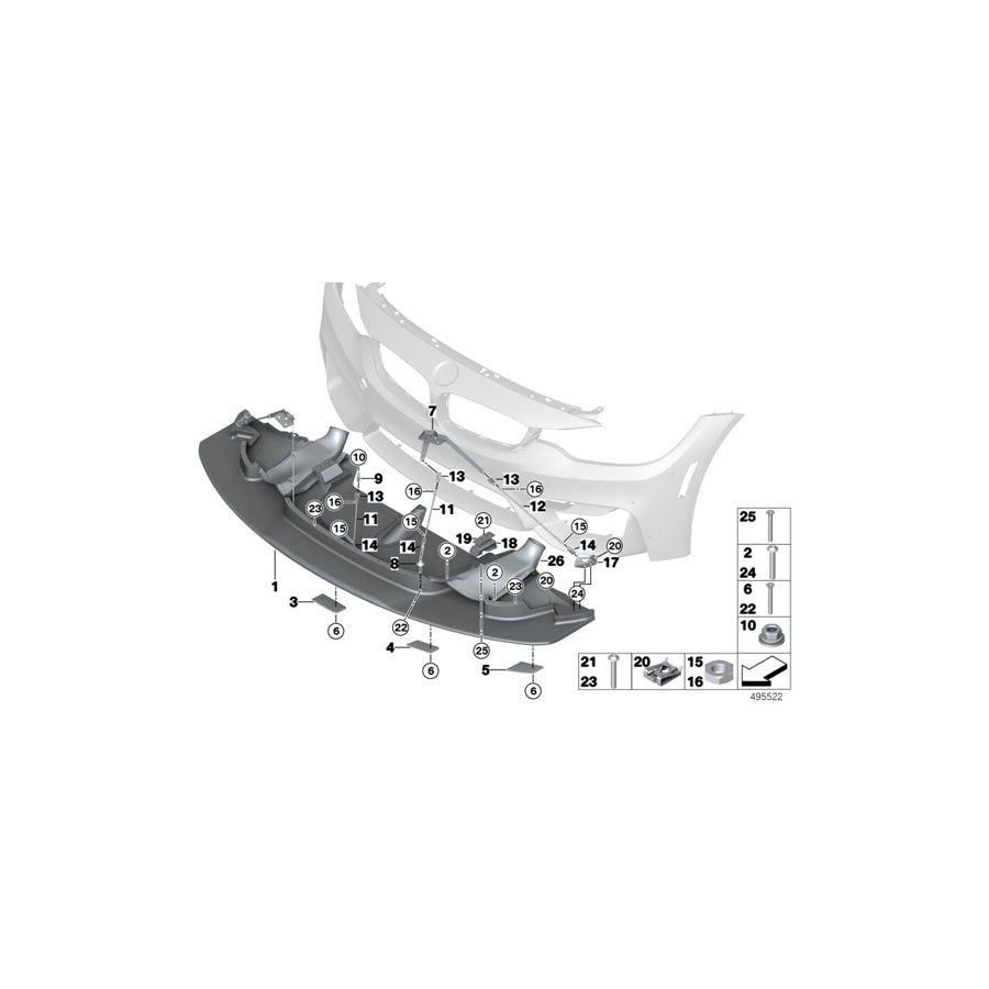 Genuine BMW 51628431798 Deformation Plate Right (Inc. M4 GT4) | ML Performance US Car Parts