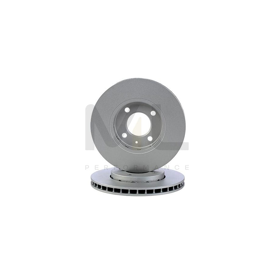 ATE 24.0122-0281.1 Brake Disc Vented, Coated, High-carbon, with bolts/screws  - 1 piece