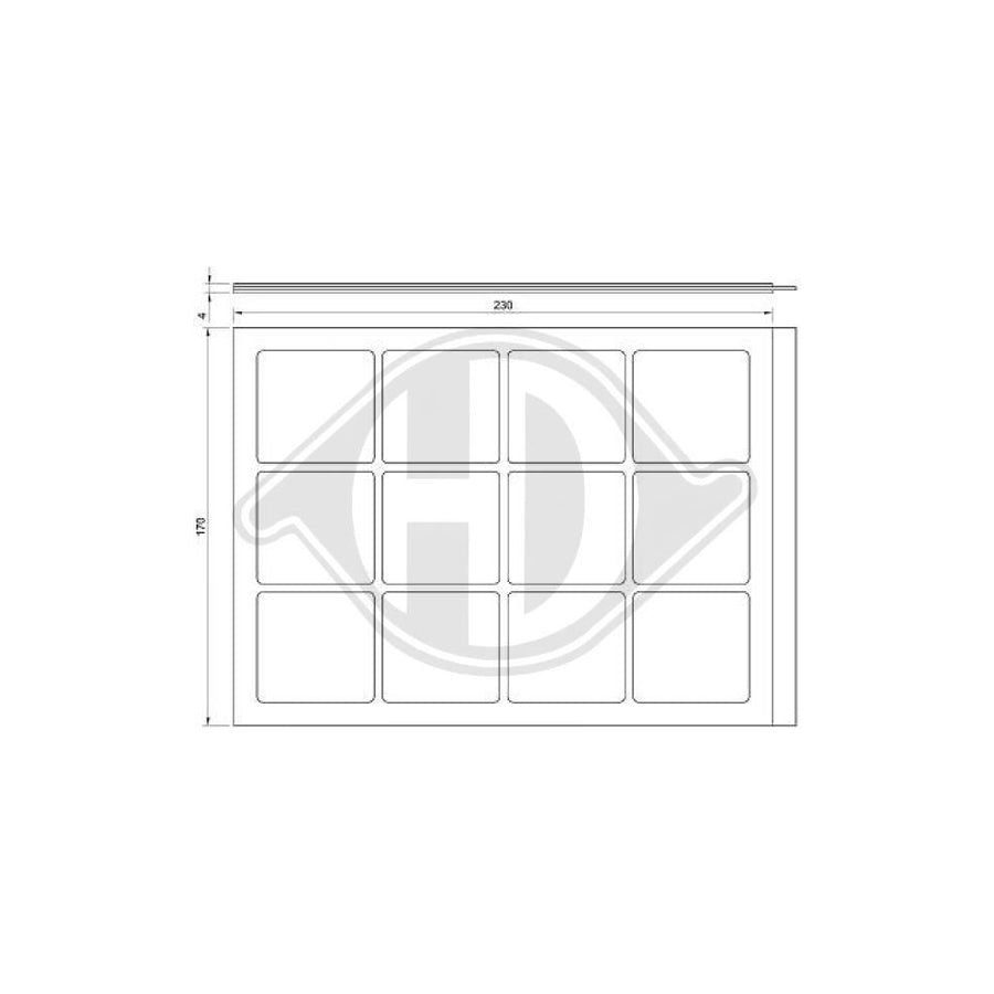 DIEDERICHS DCI0829 Pollen Filter For Fiat Palio I Weekend (178)
