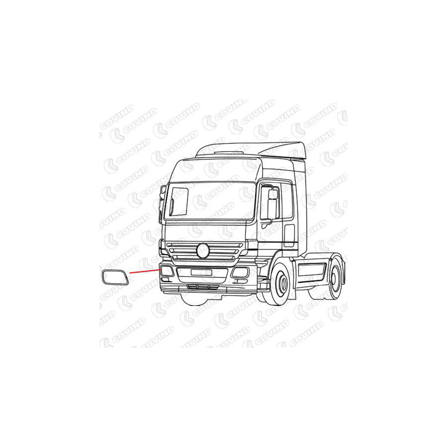 Covind 943/ 44 Frame, Headlight