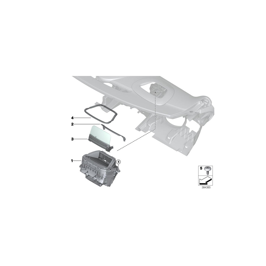 Genuine BMW Mini 62309323619 F55 F56 Head-Up Display (Inc. Cooper, Cooper SD & Cooper ALL4) | ML Performance US Car Parts