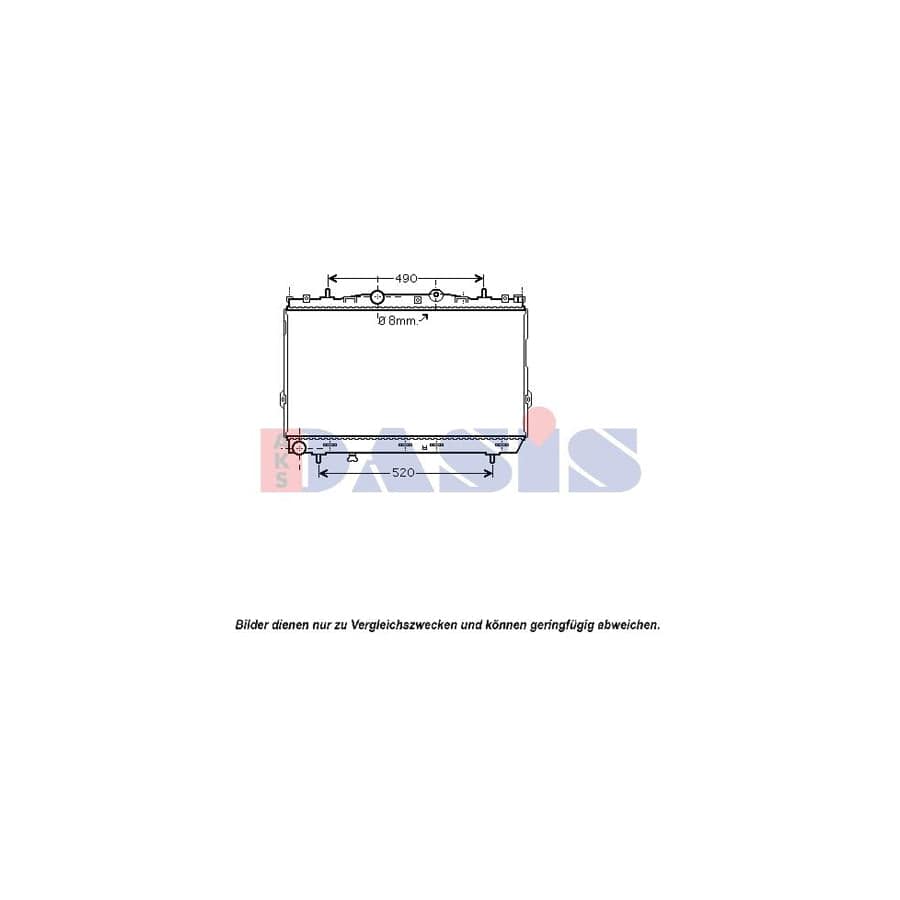 AKS Dasis 560052N Engine Radiator for Hyundai Elantra