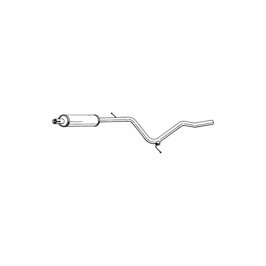 Bosal 284-357 Middle Silencer for Fiat Palio I Weekend (178)