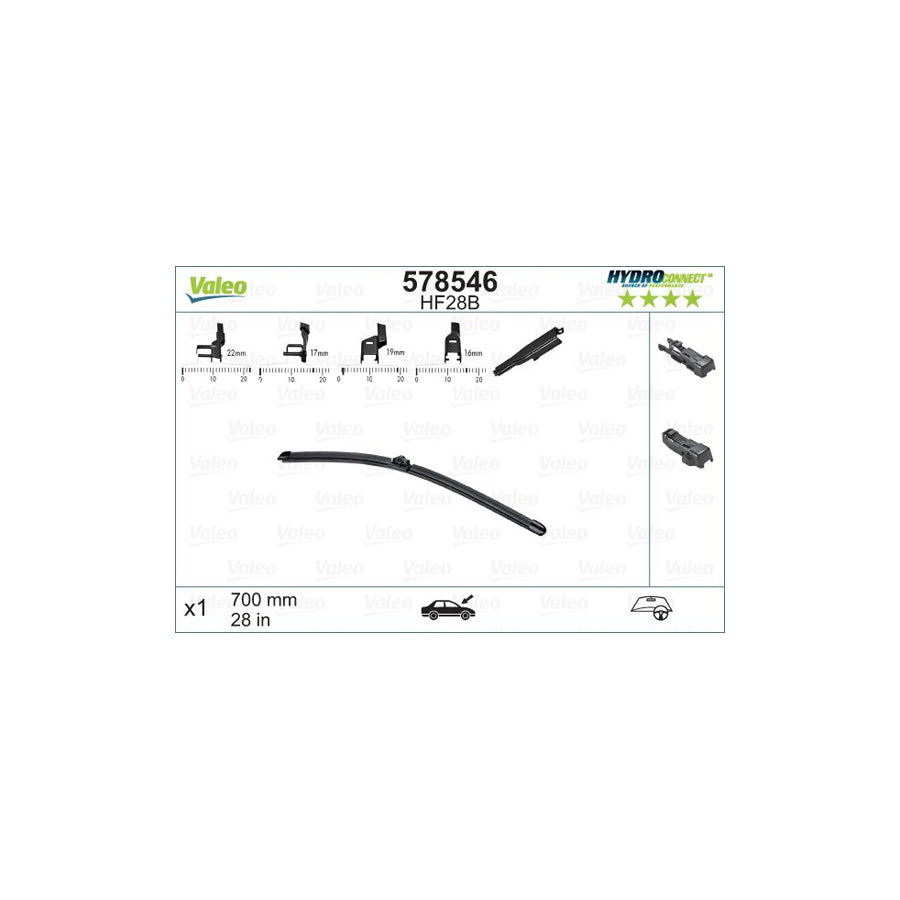 Valeo 578546 Wiper Blade | ML Performance US Car Parts