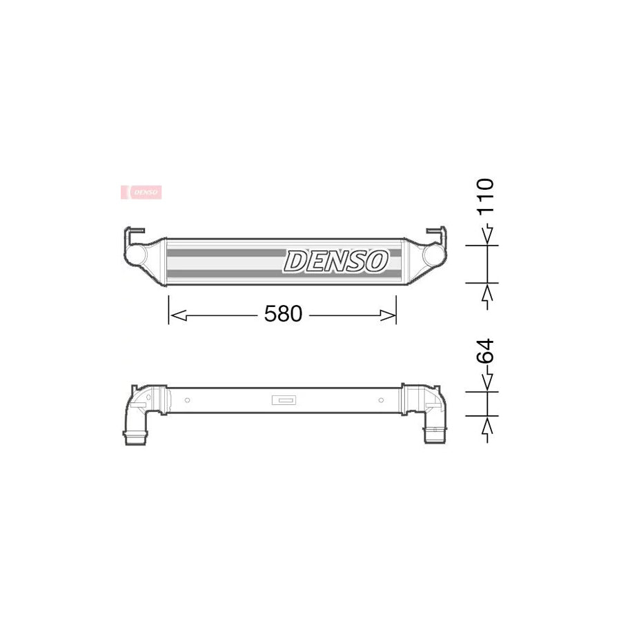 DENSO DIT06002 Intercooler