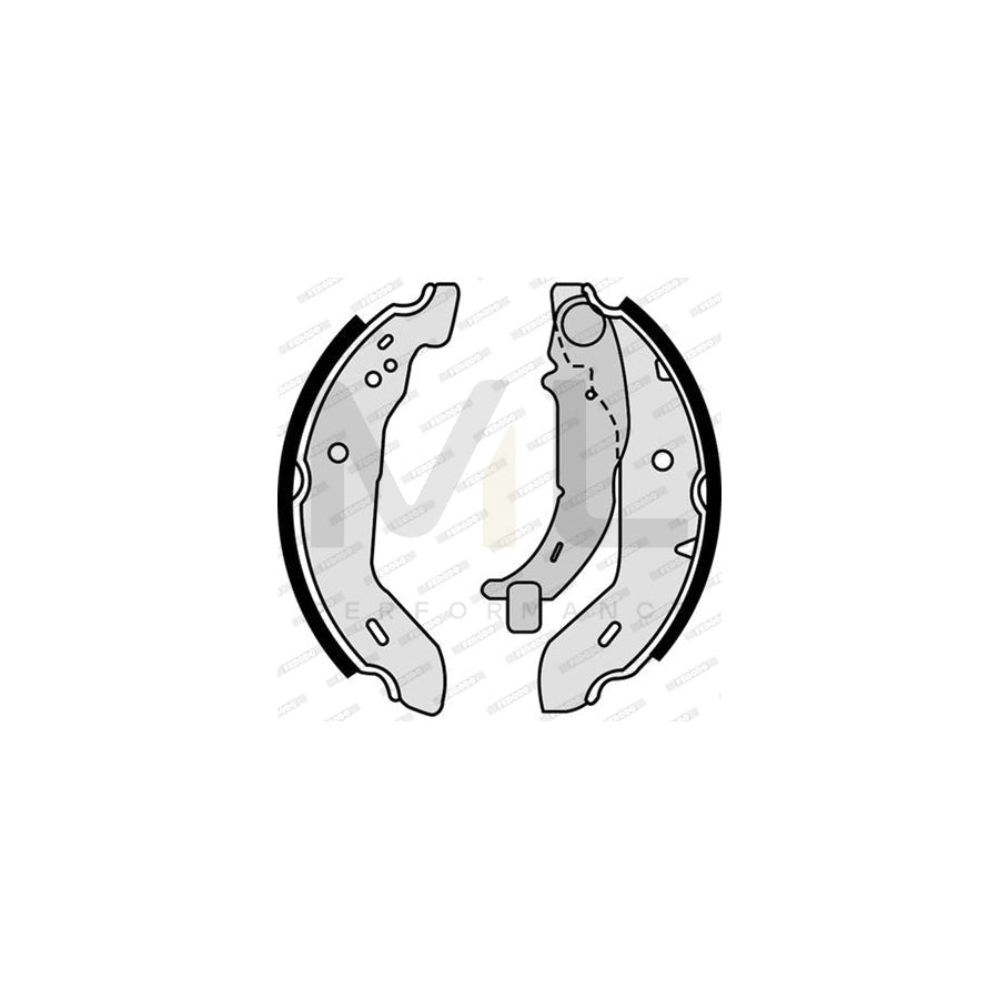 FERODO PREMIER FSB569 Brake Shoe Set suitable for MERCEDES-BENZ A-Class (W168) | ML Performance Car Parts