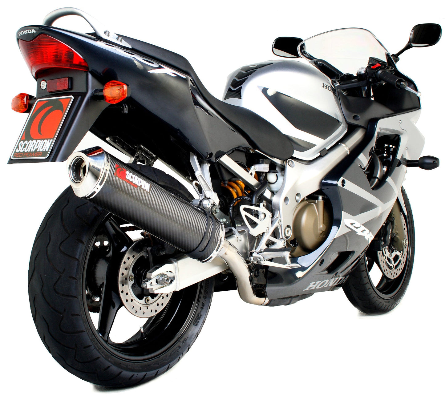 Scorpion EHA73CEO Honda CBR600 Fi F4i Factory Oval Slip-On - Carbon Fibre Sleeve | ML Performance US US