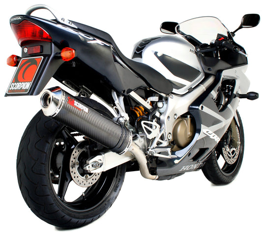 Scorpion EHA73CEO Honda CBR600 Fi F4i Factory Oval Slip-On - Carbon Fibre Sleeve | ML Performance US US