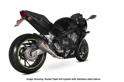 Scorpion RHA165SYSTEO Honda Serket Taper Full System - Titanium Sleeve (CBR650 F/ CB650 F) | ML Performance US US