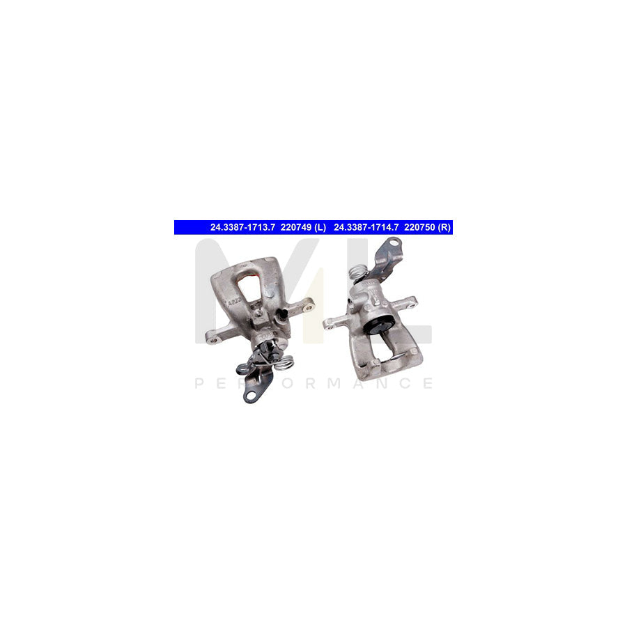 ATE 24.3387-1713.7 Brake Caliper without holder