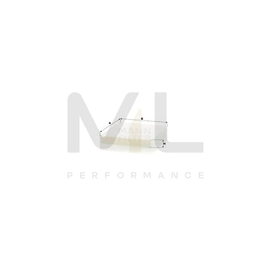 MANN-FILTER CU 26 021 Pollen filter Particulate Filter
