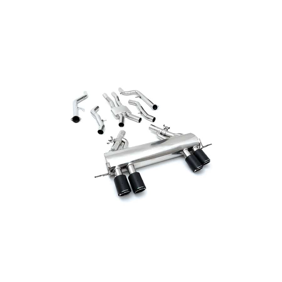 Armytrix BMG8M-QC38 Valvetronic Exhaust System BMW M3 G80 | M4 G82 2020+ with Quad Carbon Fiber 4"