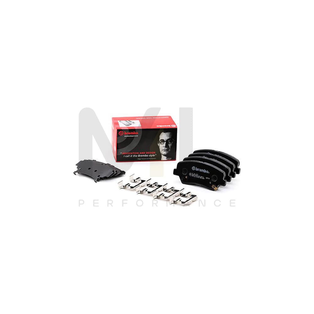 Brembo P 30 073 Brake Pad Set With Acoustic Wear Warning | ML Performance Car Parts