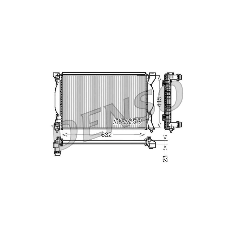 DENSO DRM02035 Engine Radiator for Audi A4