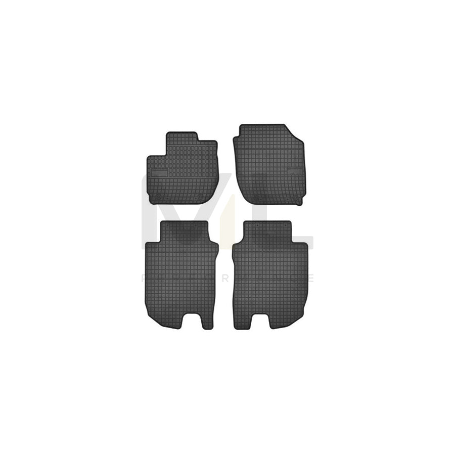 FROGUM Tailored 546757 Floor mat set for HONDA HR-V II (RU) Elastomer, Front and Rear, Quantity: 4, Black, (LHD)