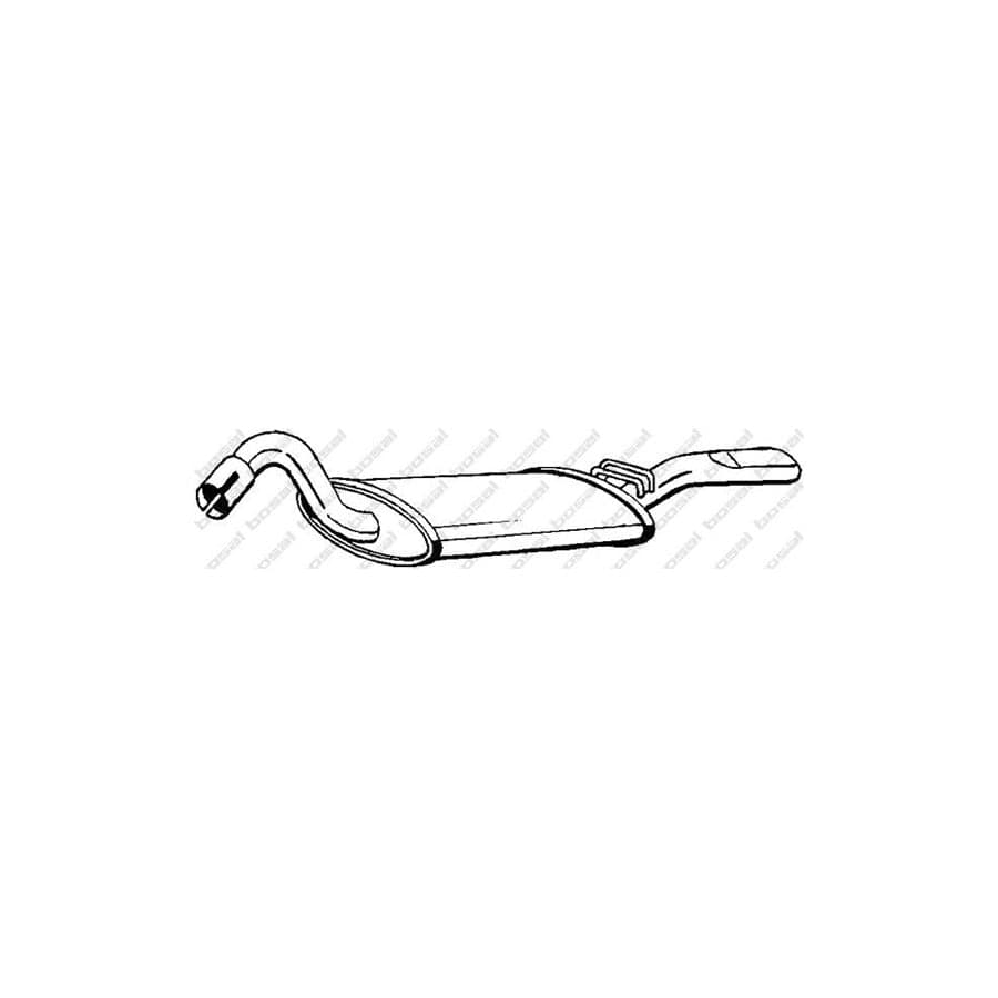 Bosal 105-103 Rear Silencer