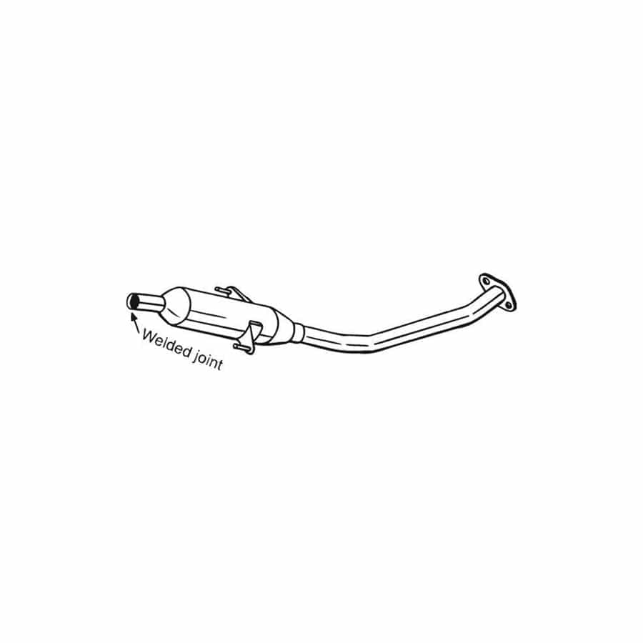Bosal 284-573 Middle Silencer for Toyota Corolla Verso (Ar10)