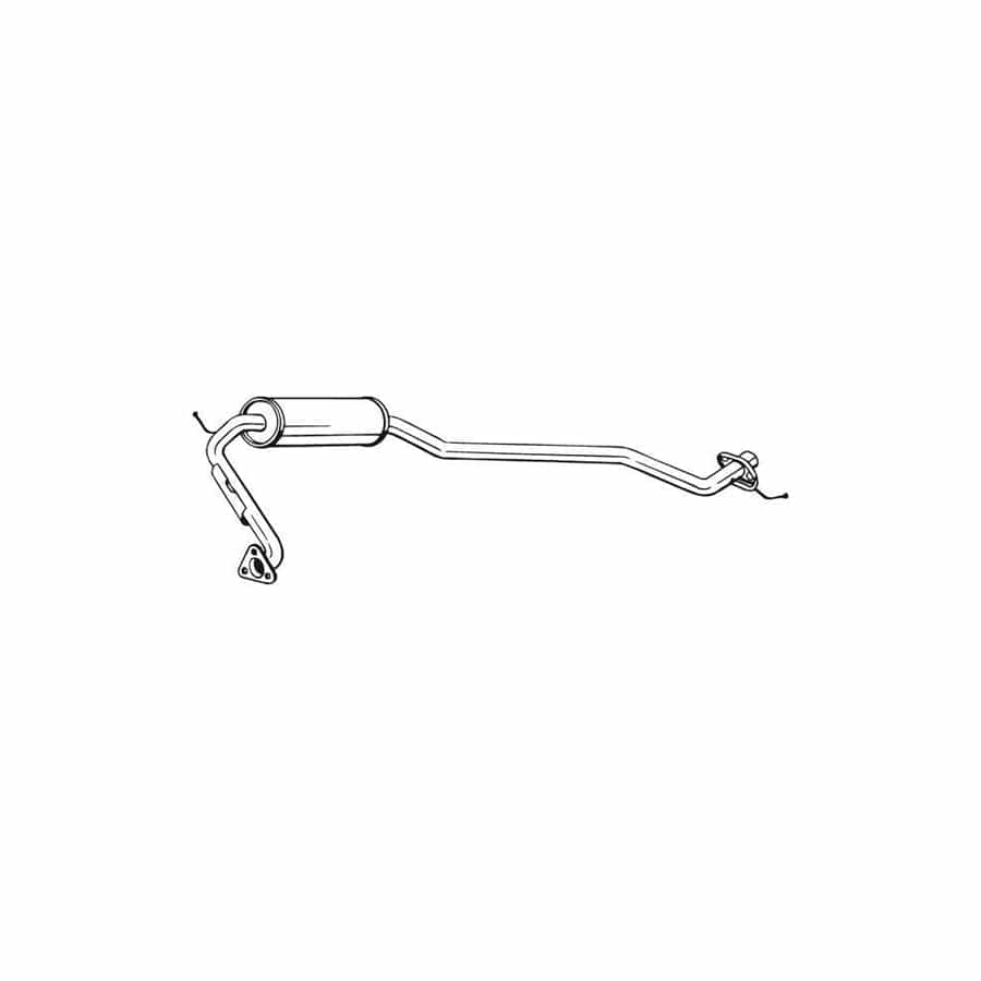 Bosal 284-565 Middle Silencer for Honda CIVIC VIII Hatchback (Fn, Fk)