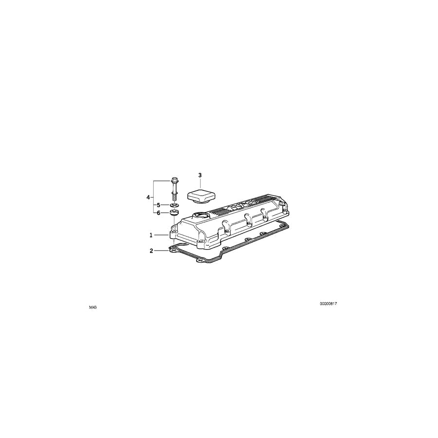 Genuine BMW 11121432885 E36 E34 Gasket (Inc. 316i, 316i 1.6 & 518g) | ML Performance US Car Parts