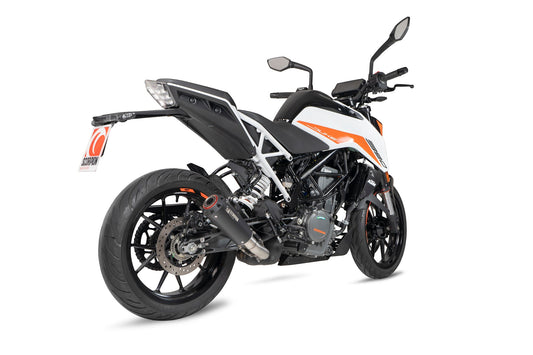 Scorpion PKT92BCER KTM 390 Duke Red Power Slip-On - Black Ceramic Coated Sleeve | ML Performance US US
