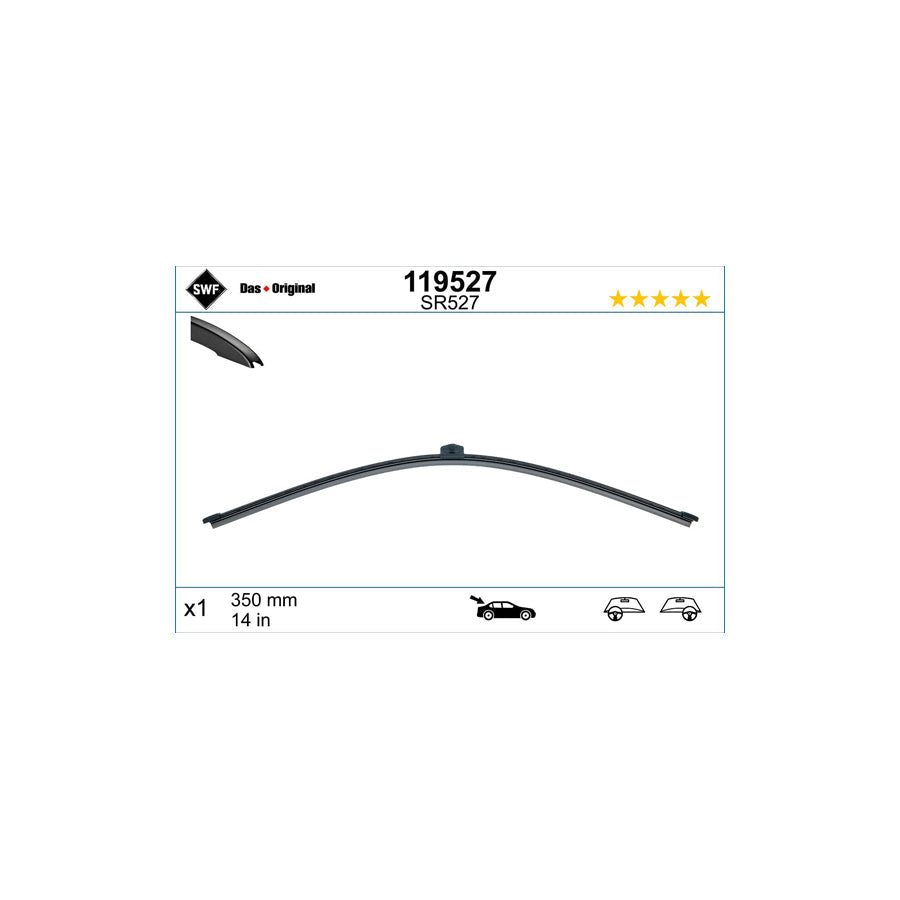 Swf Visioflex Rear 119527 Wiper Blade | ML Performance US Car Parts
