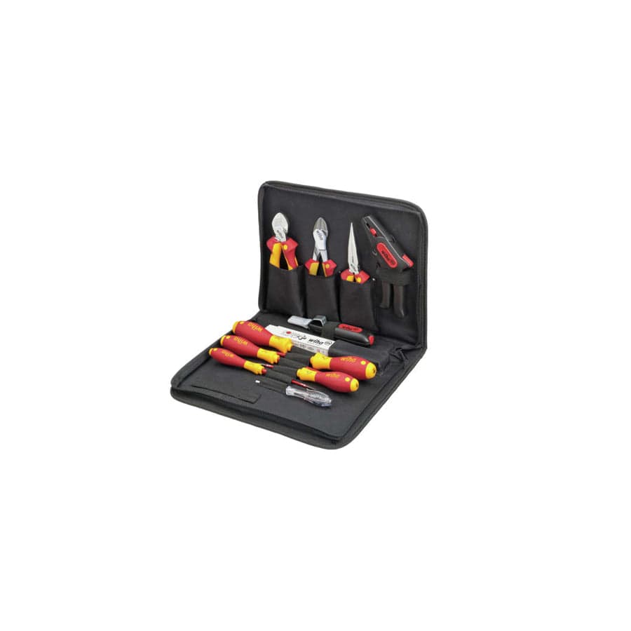 Wiha WHA36389 electrician Tool Set, 13 Piece