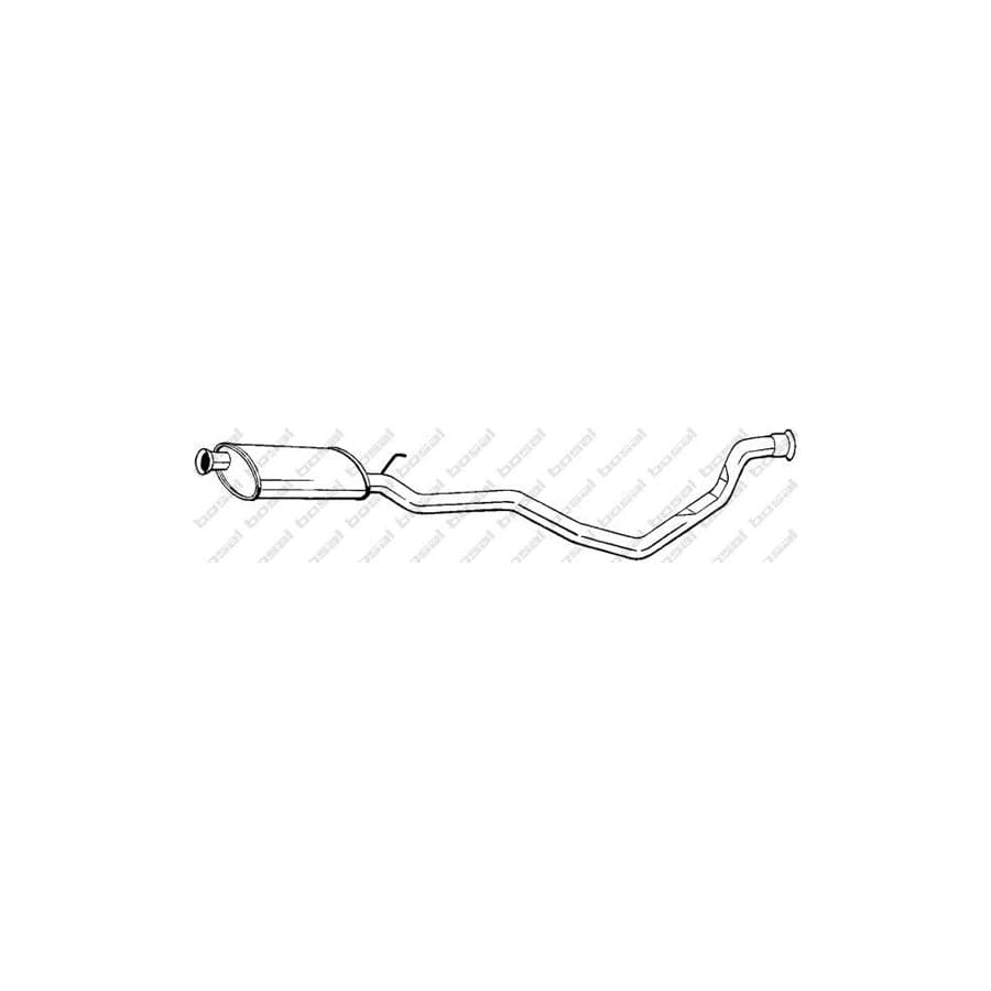 Bosal 284-849 Middle Silencer for Peugeot 405