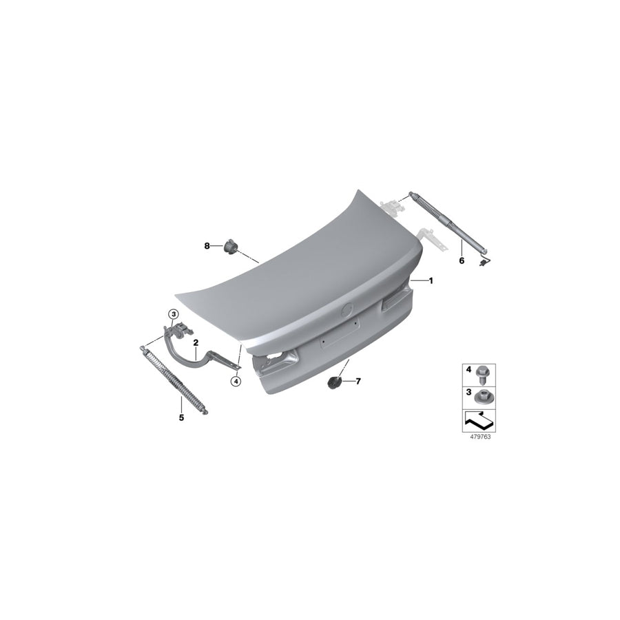 Genuine BMW Mini 51627482572 G30 M Warning Signal Unit (Inc. X2 28i, X4 M40iX & X5 35i) | ML Performance US Car Parts