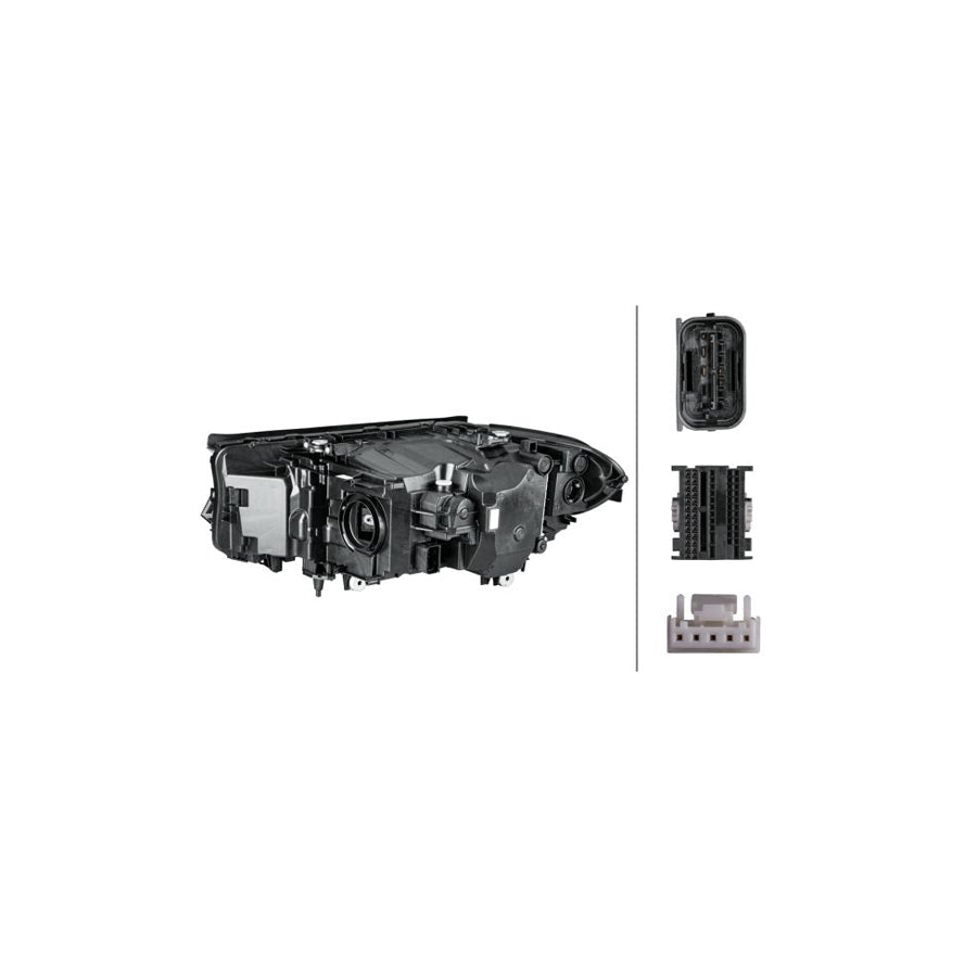 Hella 1EX 354 836-101 Headlight For BMW 5 Series