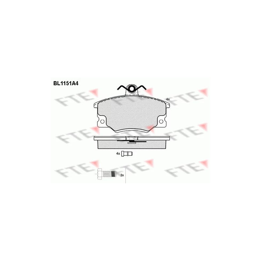 FTE 9010042 Brake Pad Set