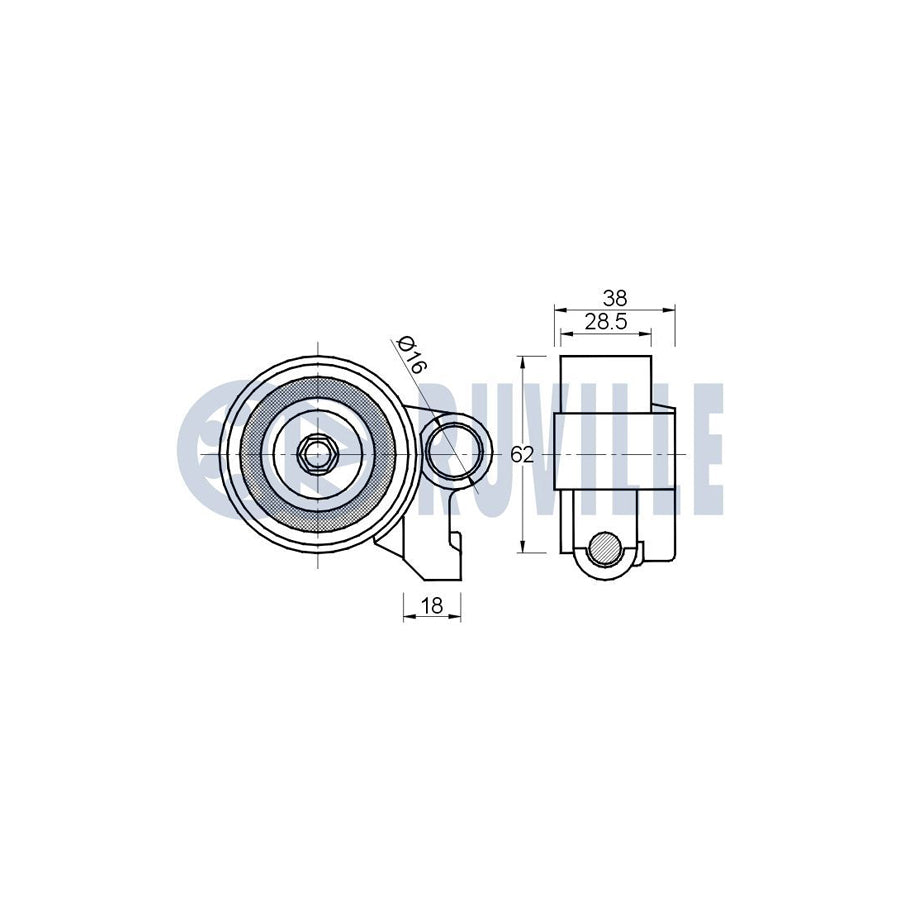 Ruville 59962 Alternator Freewheel Clutch