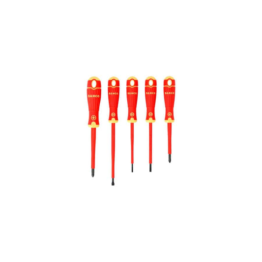 Bahco BAH220005 B220.005 BAHCOFIT Insulated Screwdriver Set, 5 Piece