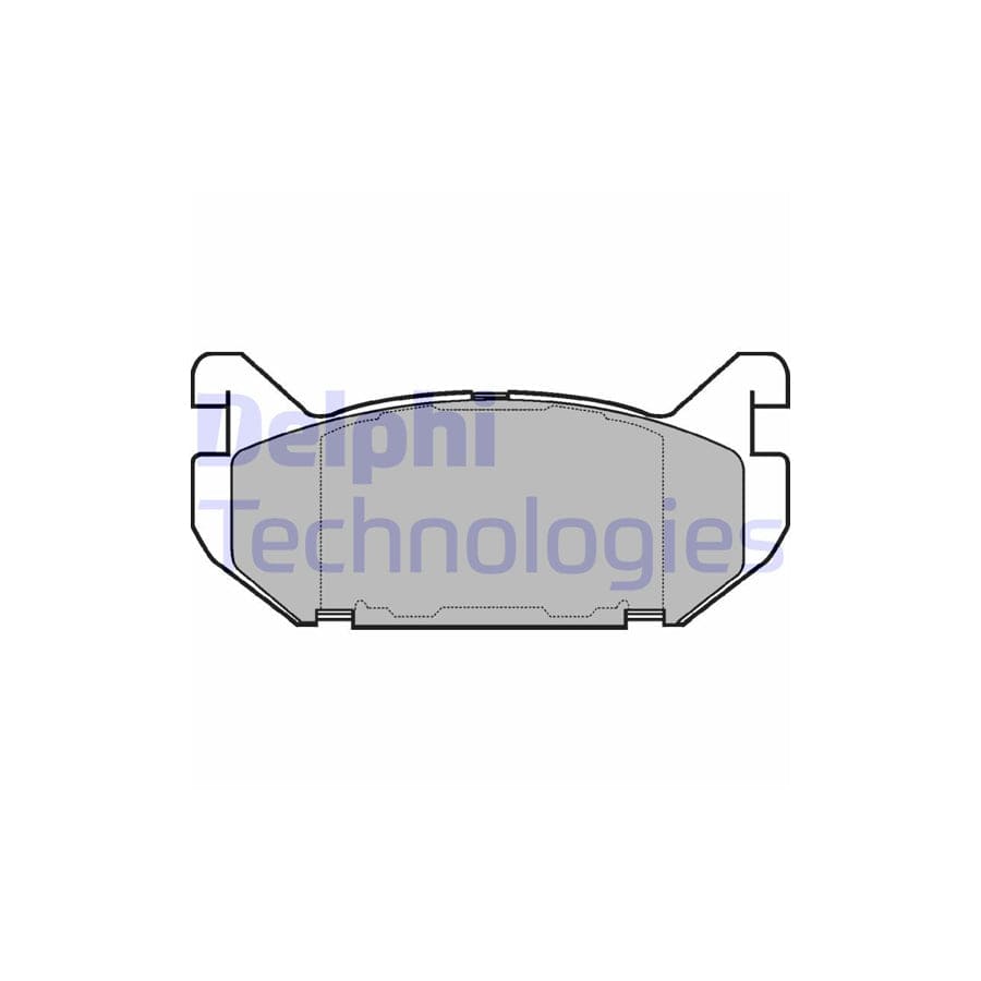 Delphi Lp802 Brake Pad Set