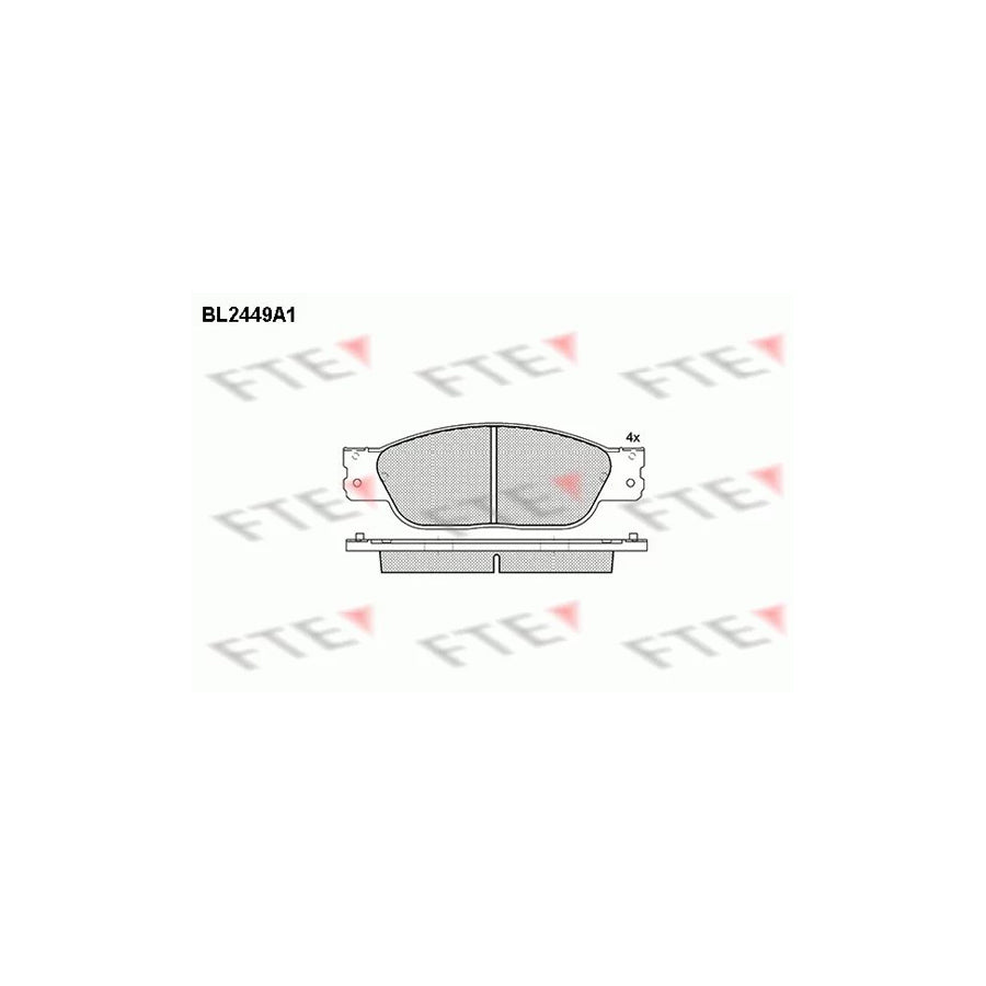 FTE 9011043 Brake Pad Set
