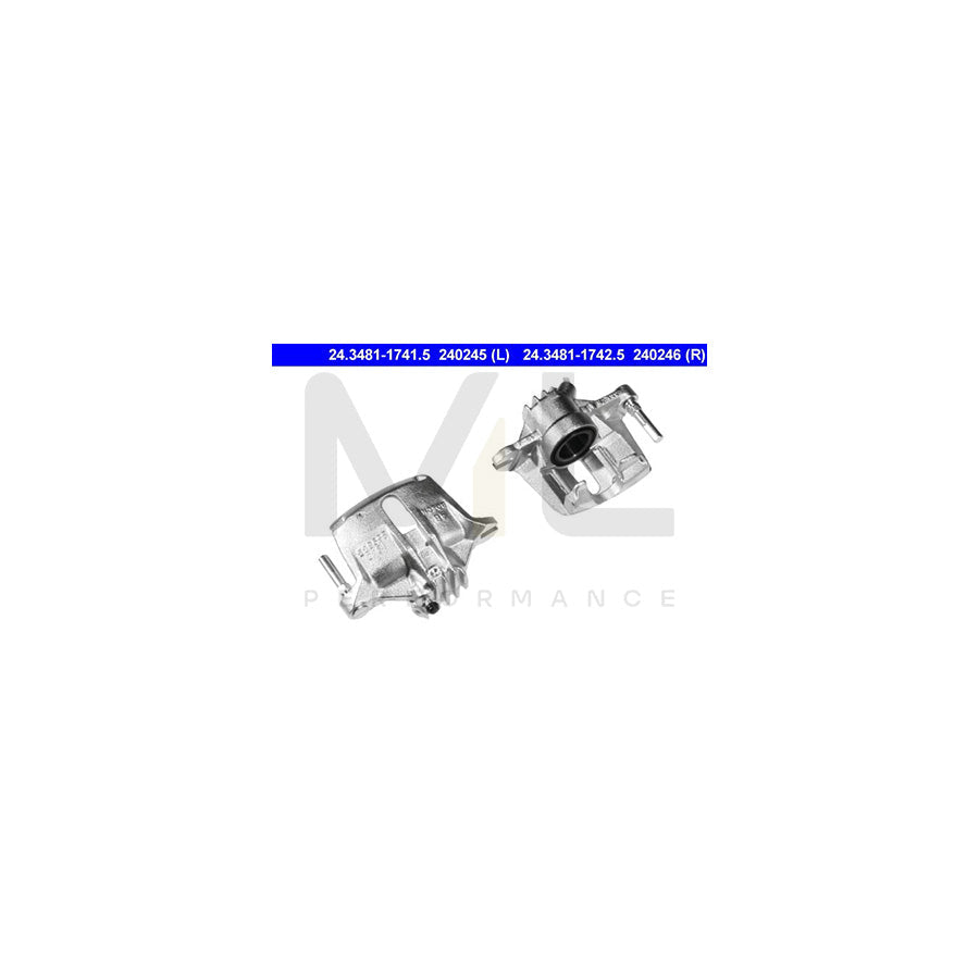 ATE 24.3481-1741.5 Brake Caliper without holder