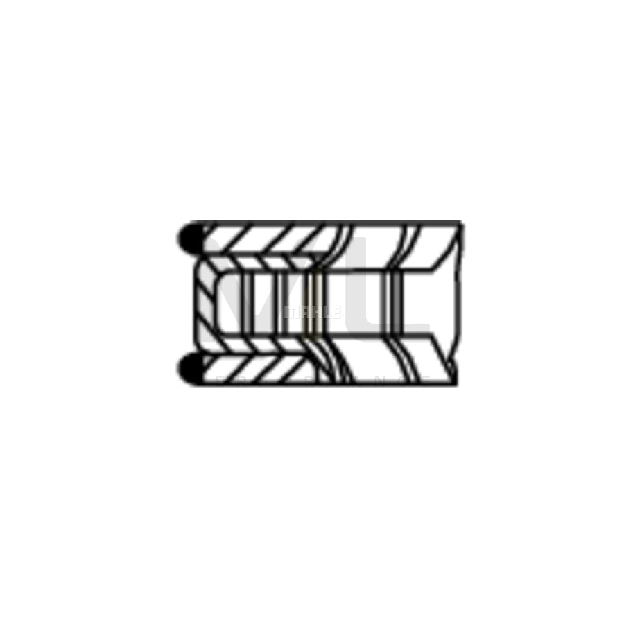 MAHLE ORIGINAL 013 17 N0 Piston Ring Kit Cyl.Bore: 77,22mm | ML Performance Car Parts
